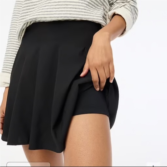NEW - L J. Crew Black Pleated Active Skort - Picture 7 of 7